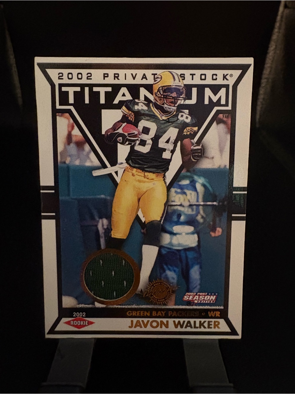 2002 Titanium Javon Walker Rookie Card